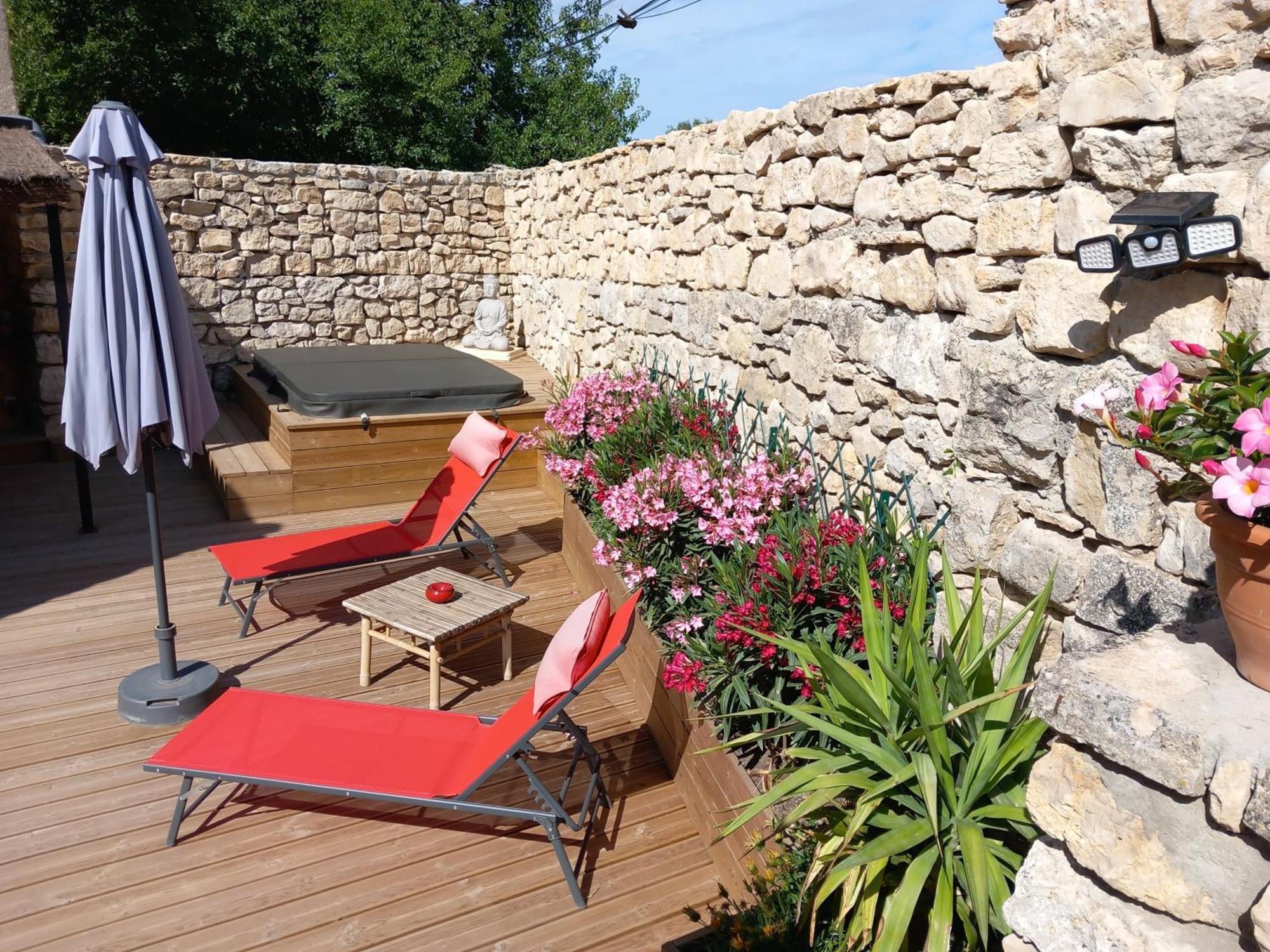 Chez Daniele Chambre Avec Jacuzzi Et Terrasse Privee Murs  Екстер'єр фото